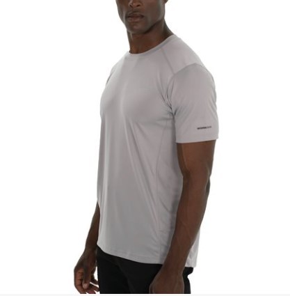 Workskin Funktions-T-Shirt Grau kurzärmelig